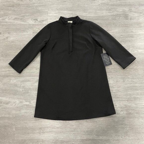 Tuckernuck Women’s XXL Avery Terry Shirt Dress Mini Button Up Stand Collar NWT - Picture 1 of 16